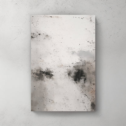 Abstract textured mixed media urban art grey black contemporary