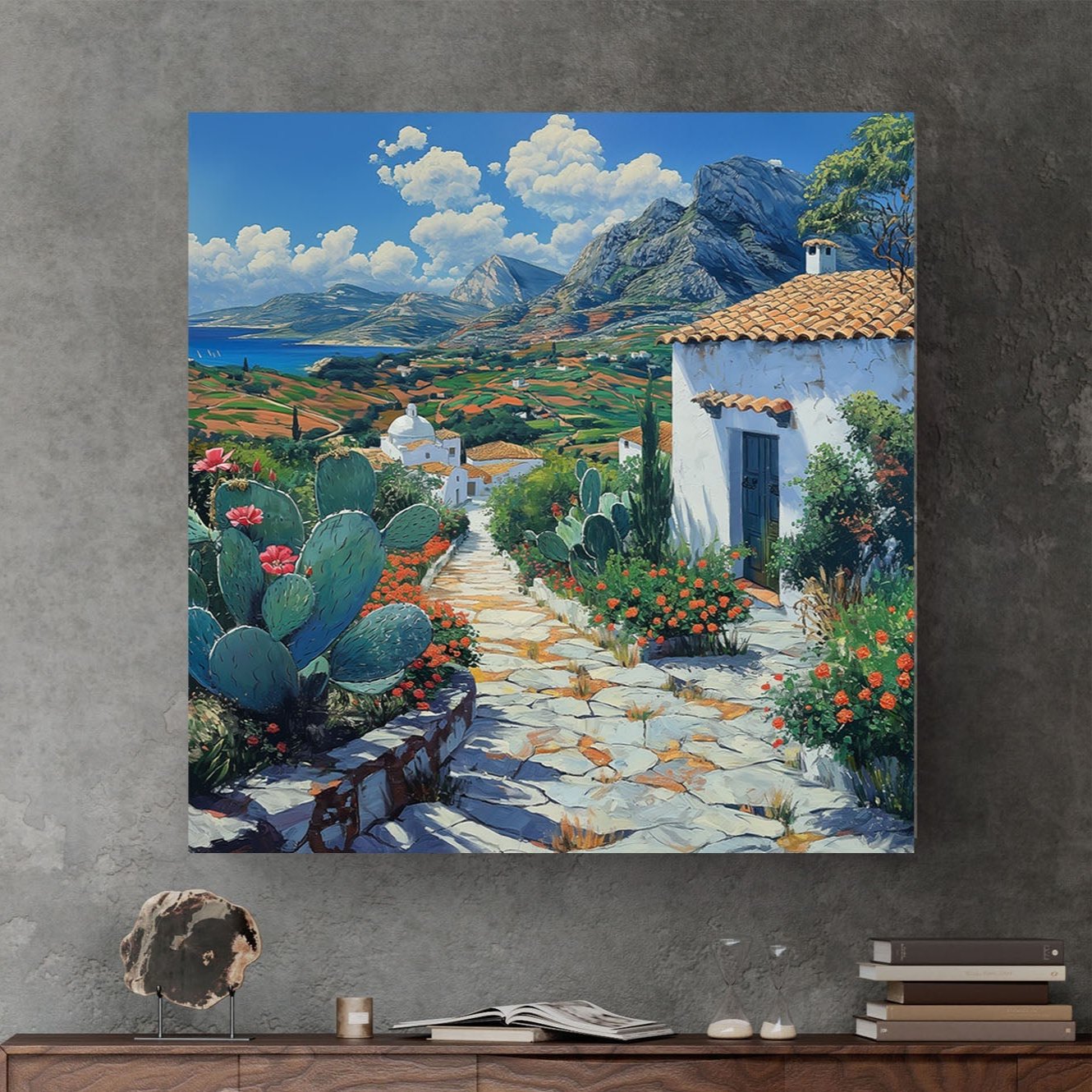 Countryside #375 Canvas Wall Art & Metal Prints
