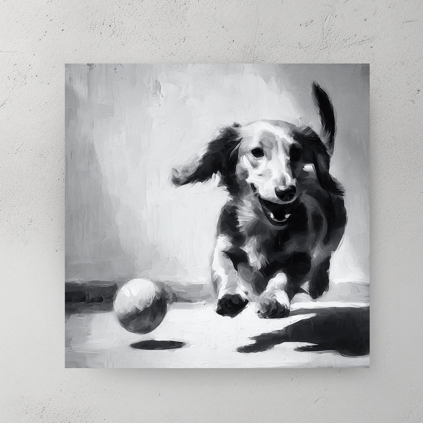 Terrier dog portrait sketch classic wall art print