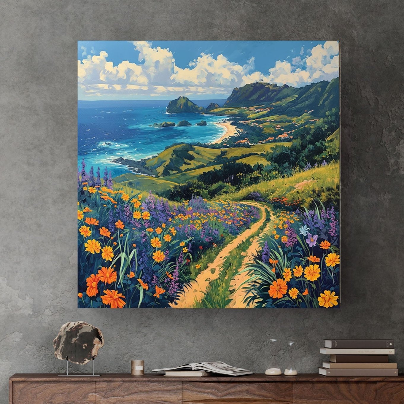 Azores #376 Canvas Wall Art & Metal Prints