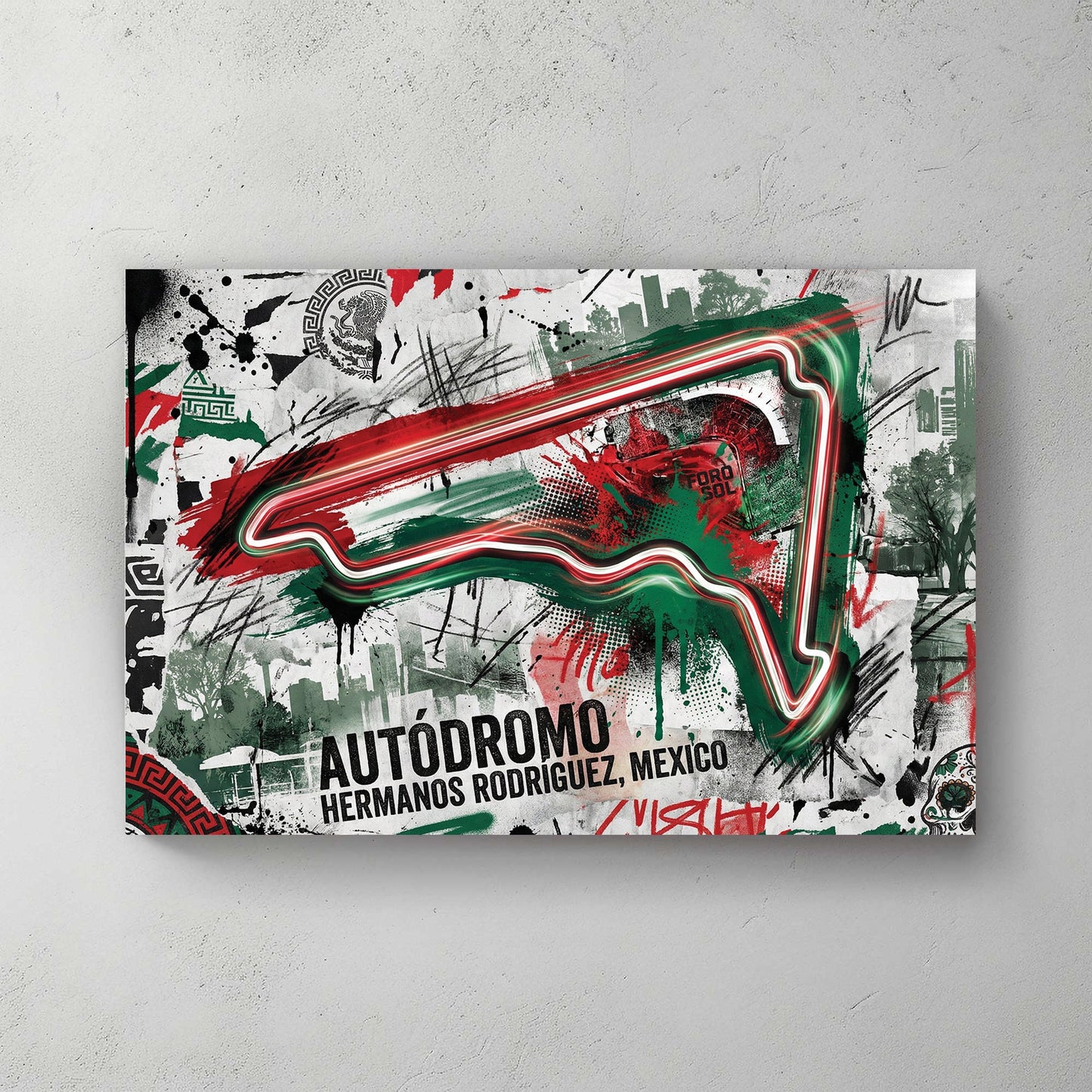 Autodromo Hermanos Rodriguez Mexico racing circuit contemporary art