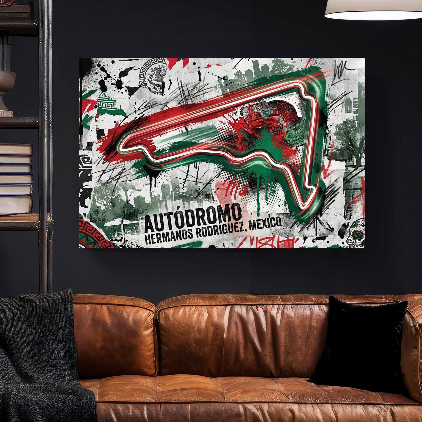 Autodromo Hermanos Rodriguez Mexico racing circuit contemporary art