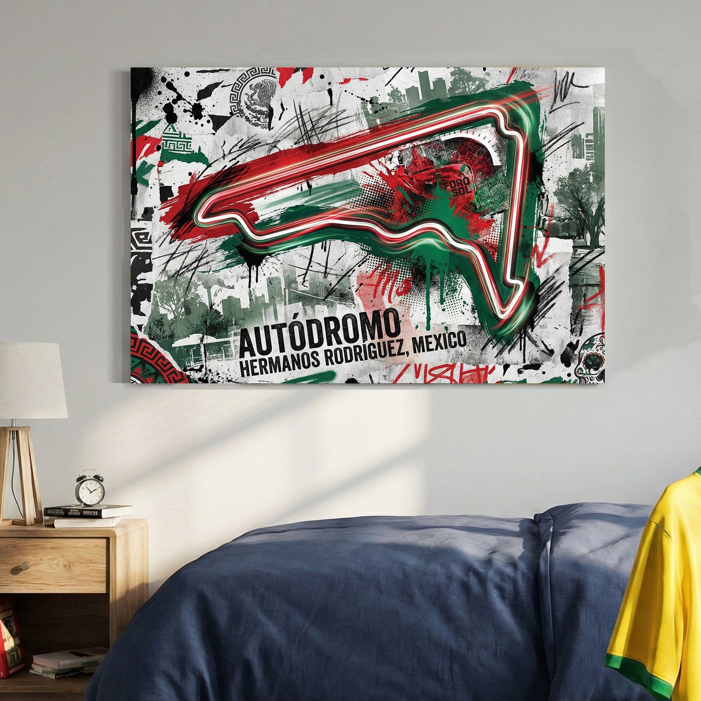 Autodromo Hermanos Rodriguez Mexico racing circuit contemporary art