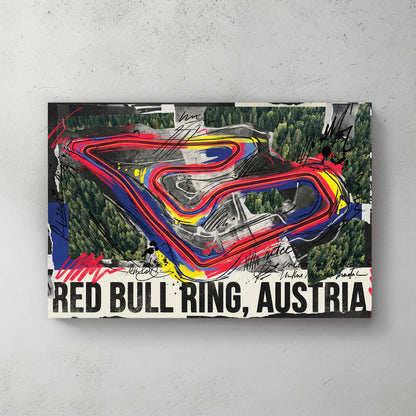 Red Bull Ring Austria F1 circuit modern racing wall art