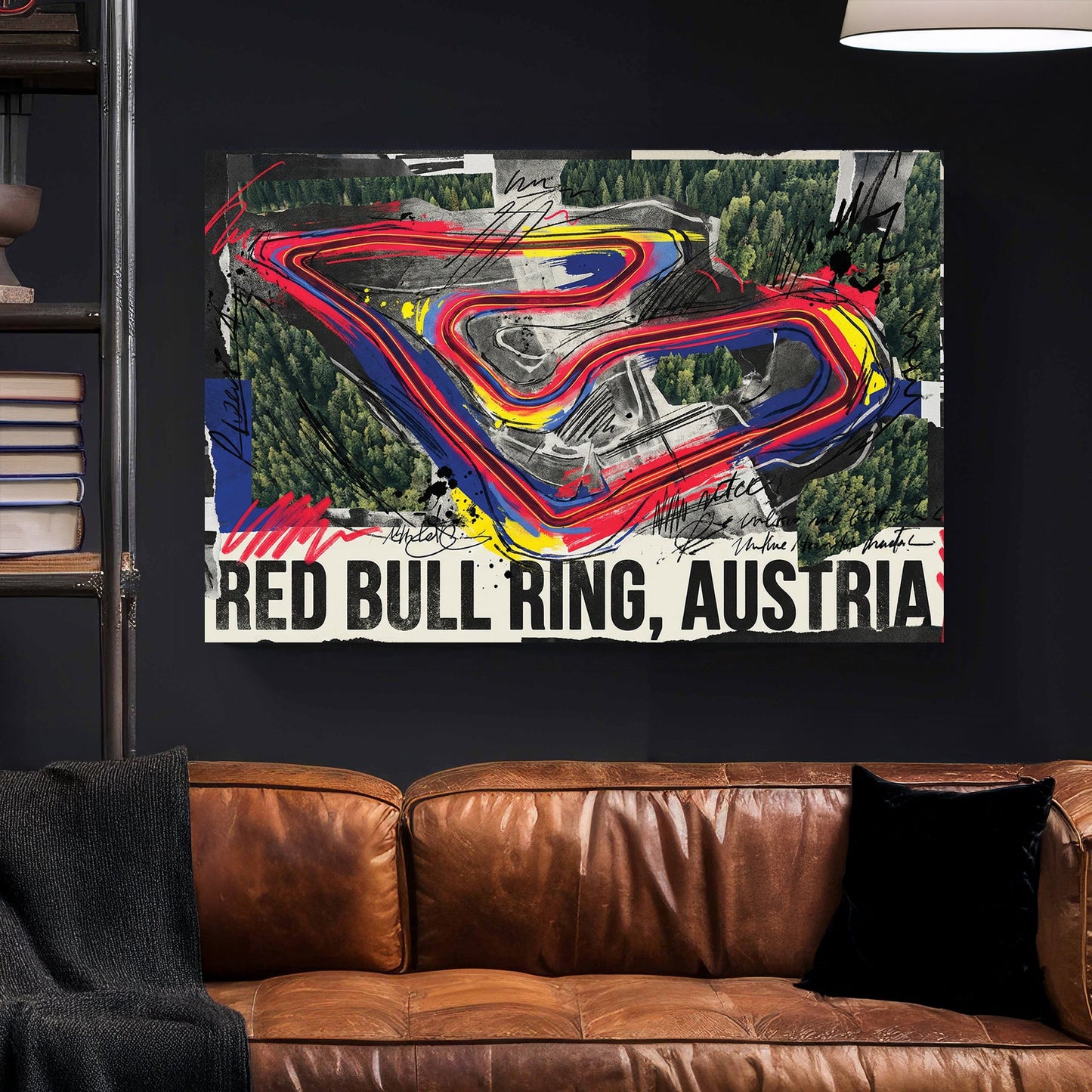Red Bull Ring Austria F1 circuit modern racing wall art