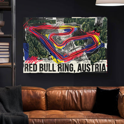 Red Bull Ring Austria F1 circuit modern racing wall art