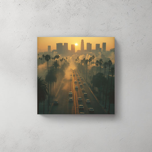 LA Heat #386 Canvas Wall Art & Metal Prints
