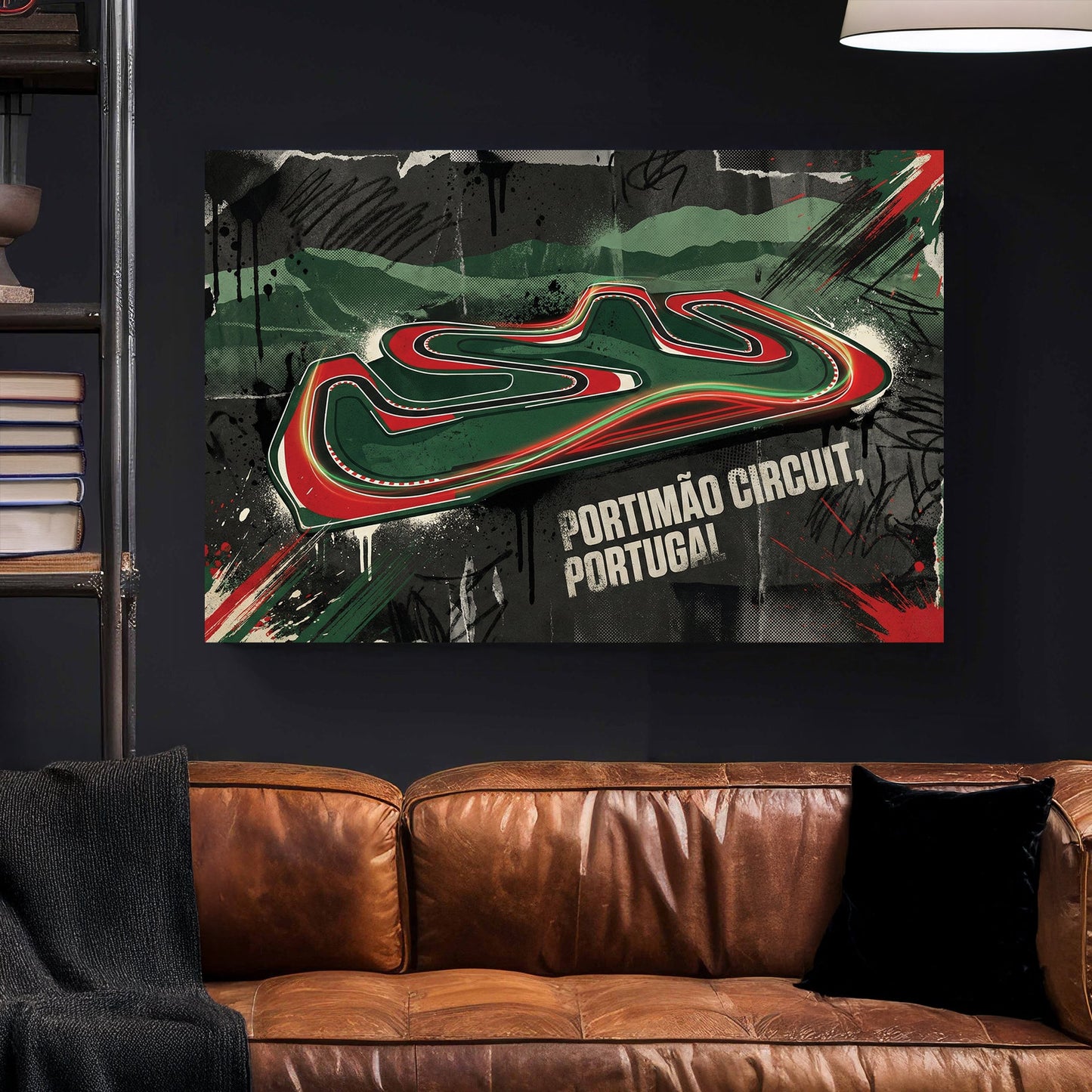 Portimão Circuit Portugal racing track wall art print