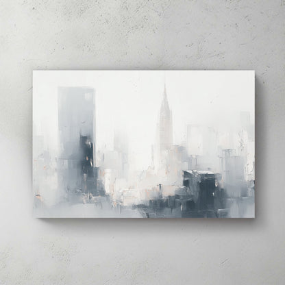 New York skyline minimal watercolour wall art print