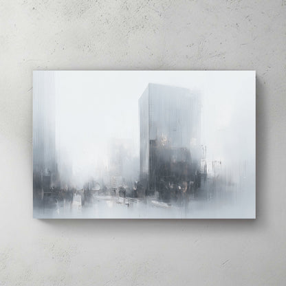 Urban city architecture sketch contemporary wall art print