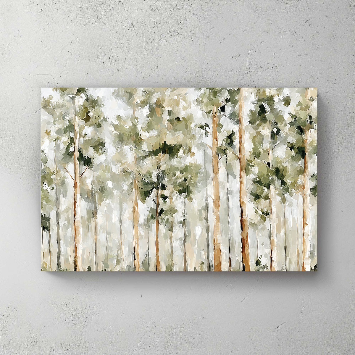 Forest path landscape impressionist wall art print