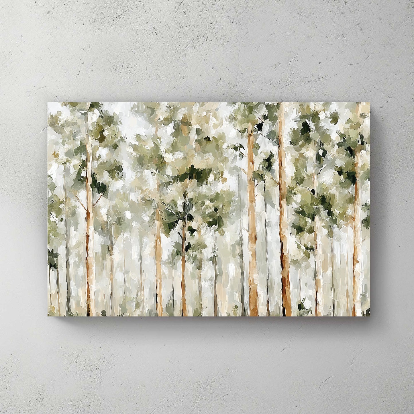 Forest path landscape impressionist wall art print