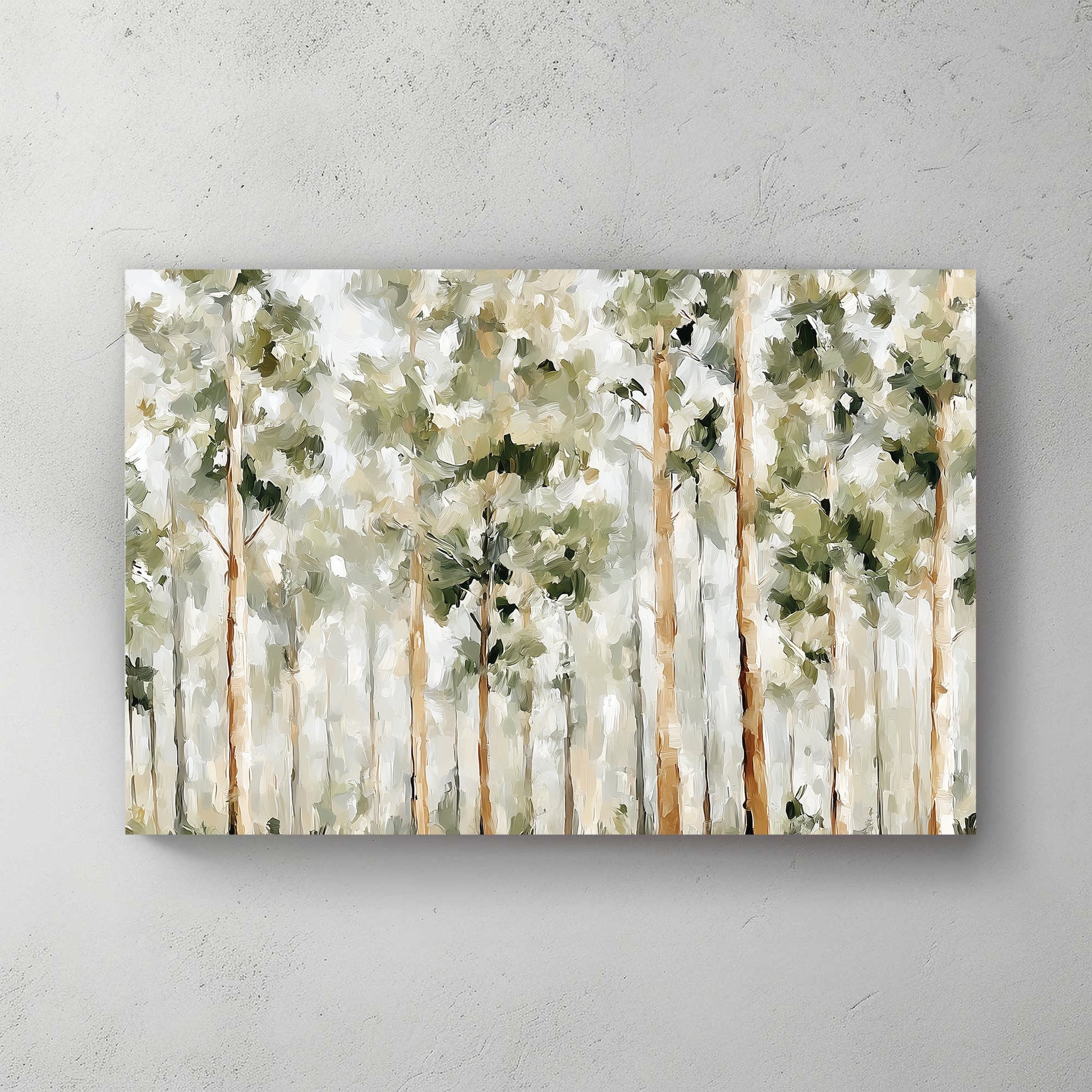Forest path landscape impressionist wall art print