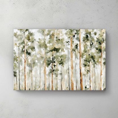 Forest path landscape impressionist wall art print