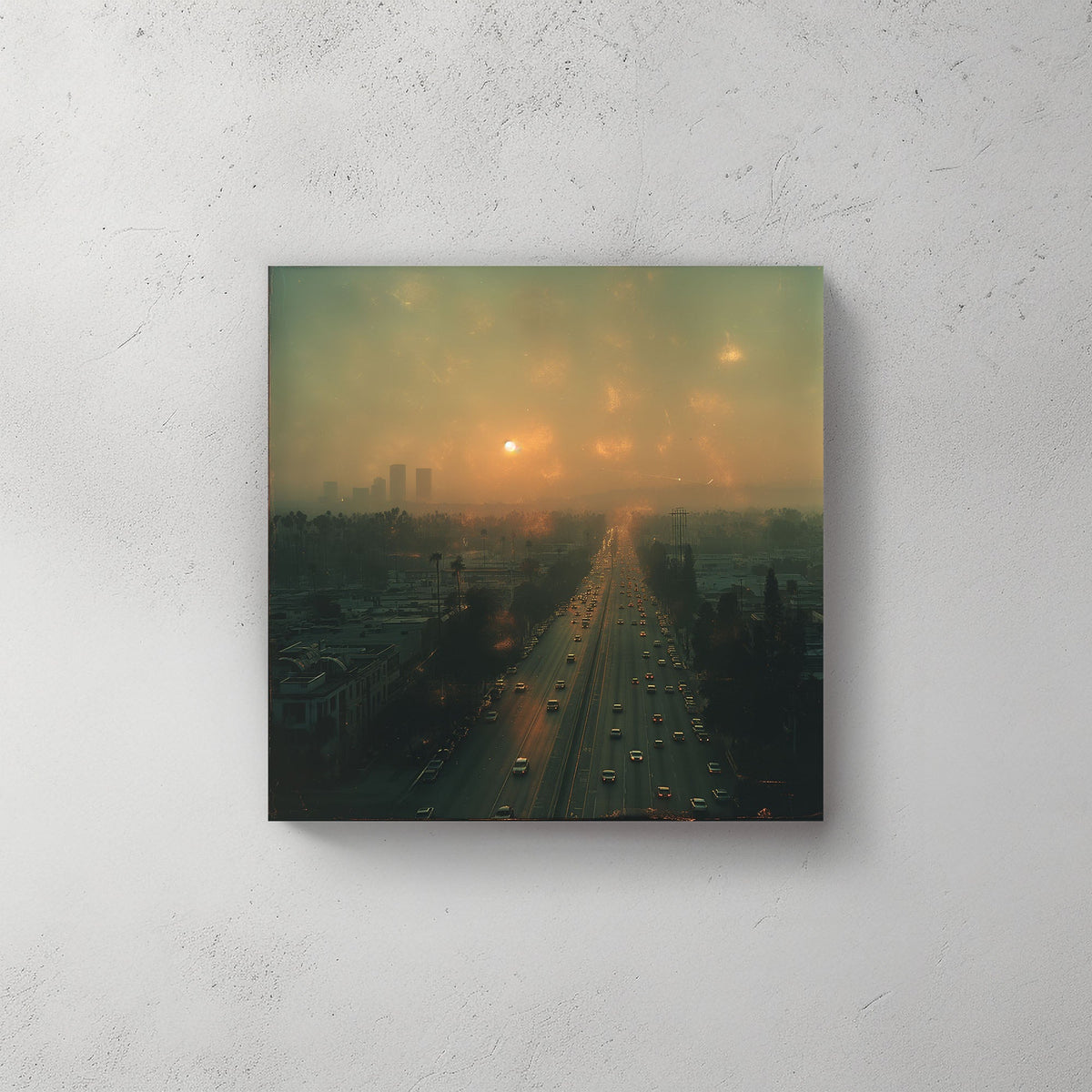 LA Haze #387 Canvas Wall Art & Metal Prints