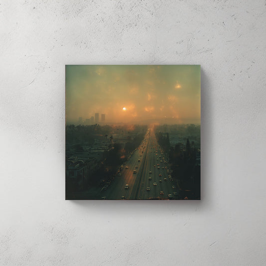 LA Haze #387 Canvas Wall Art & Metal Prints
