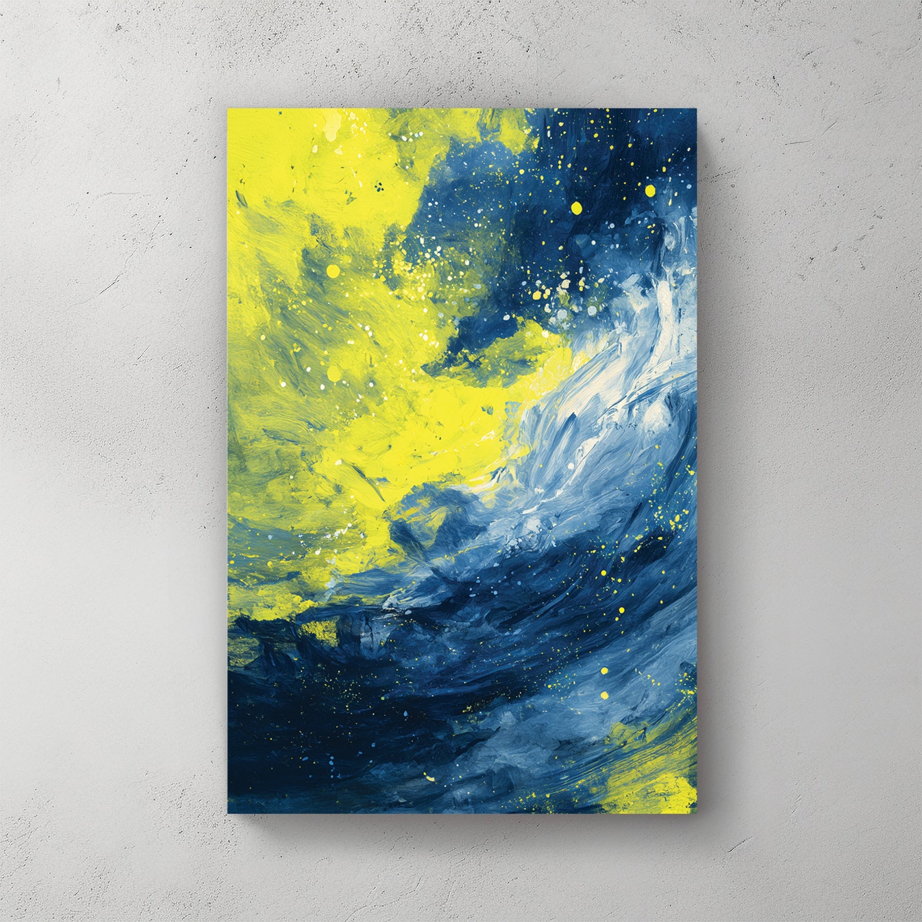 Abstract swirl motion fluid wall art print