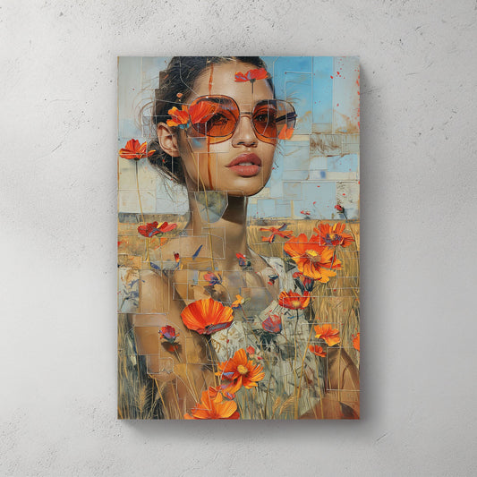 Orange Blossoms #391 Canvas Wall Art & Metal Prints