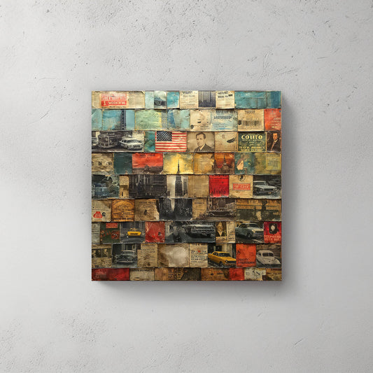 Newspaper #392 Canvas Wall Art & Metal Prints