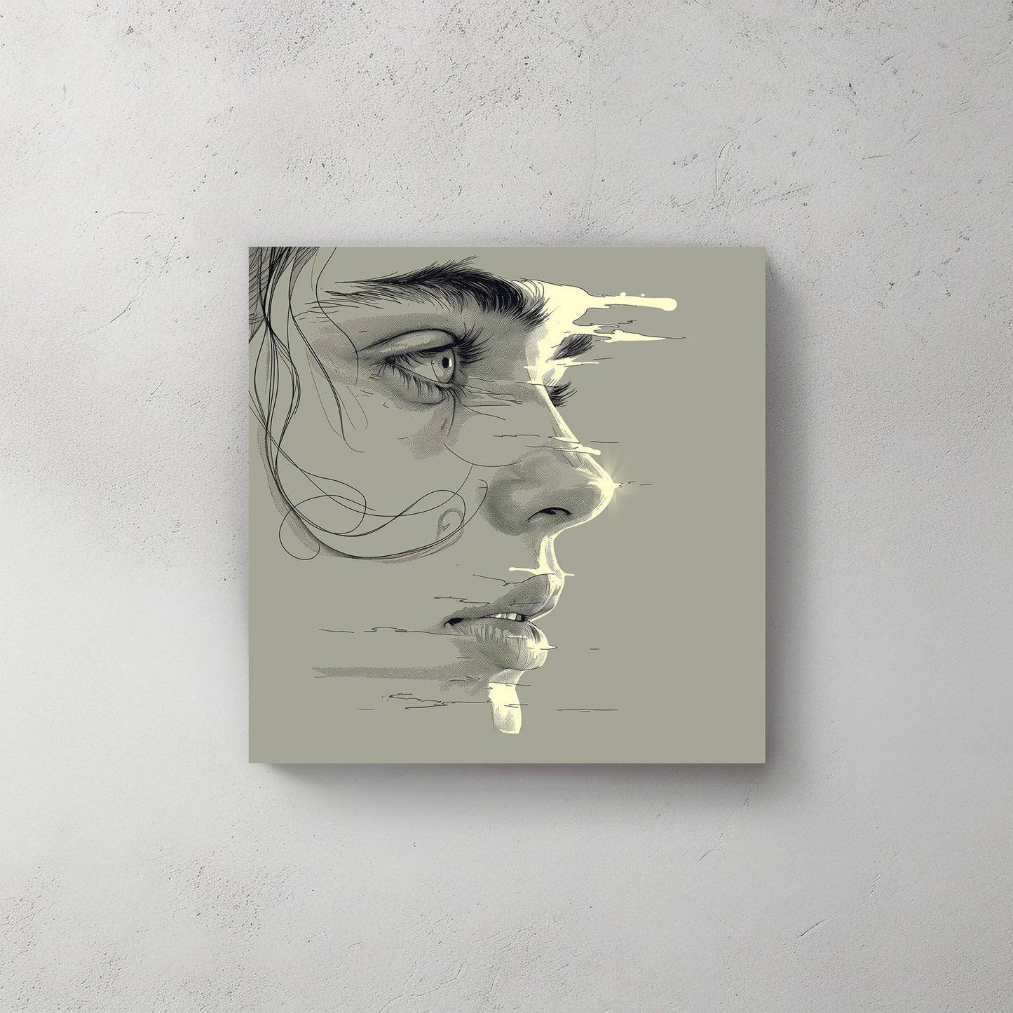 Fading #410 Canvas Wall Art & Metal Prints
