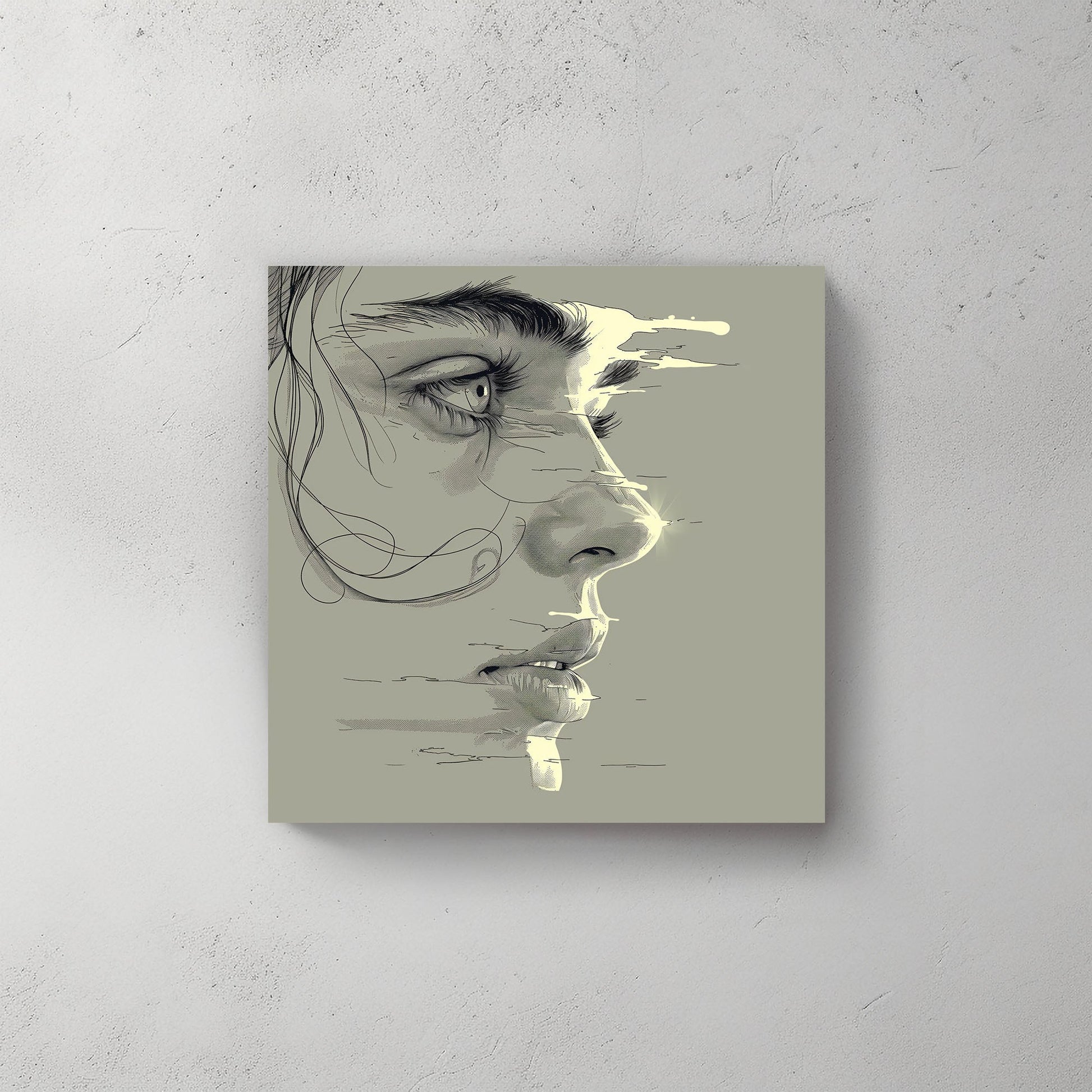 Fading #410 Canvas Wall Art & Metal Prints