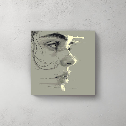 Fading #410 Canvas Wall Art & Metal Prints