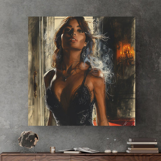 Candle Lit #412 Canvas Wall Art & Metal Prints