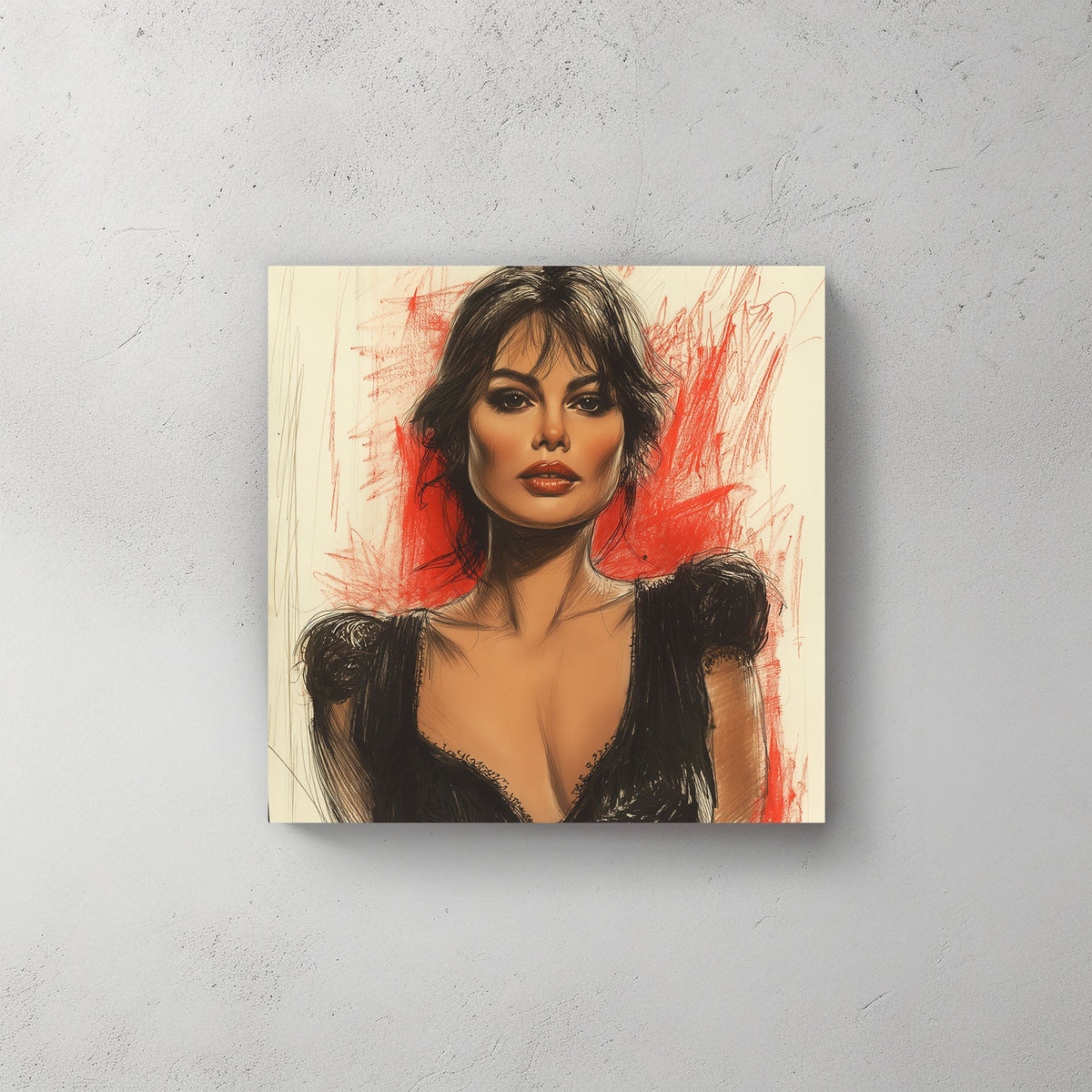 Mrs Sophia #414 Canvas Wall Art & Metal Prints