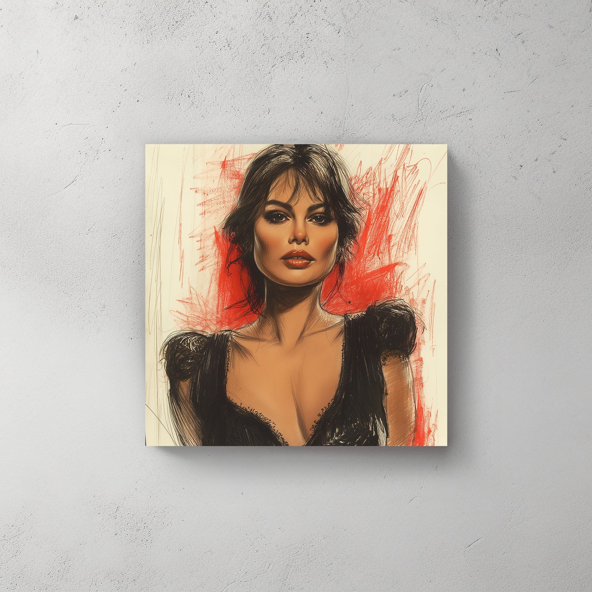 Mrs Sophia #414 Canvas Wall Art & Metal Prints