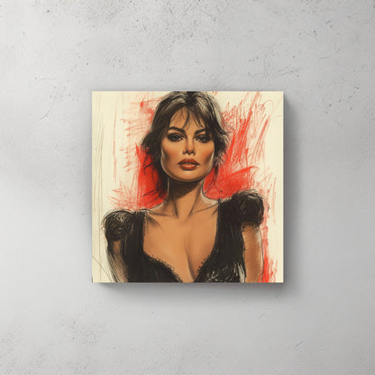 Mrs Sophia #414 Canvas Wall Art & Metal Prints