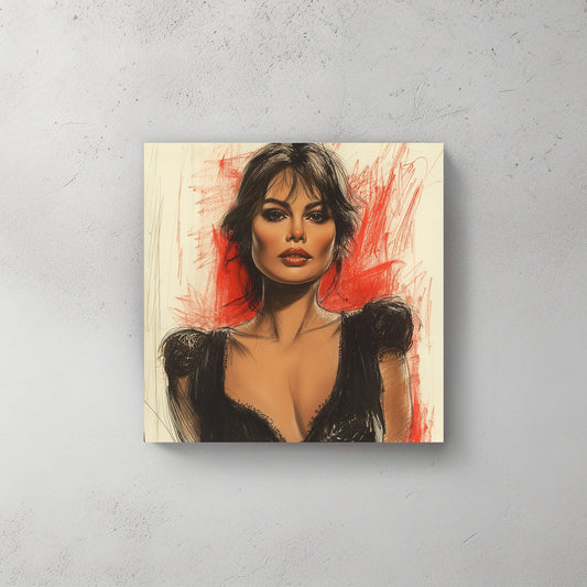 Mrs Sophia #414 Canvas Wall Art & Metal Prints