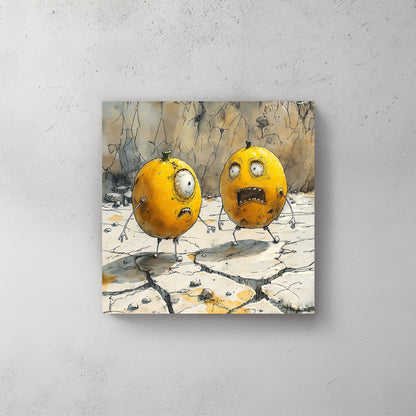 Lemon Eye #422 Canvas Wall Art & Metal Prints