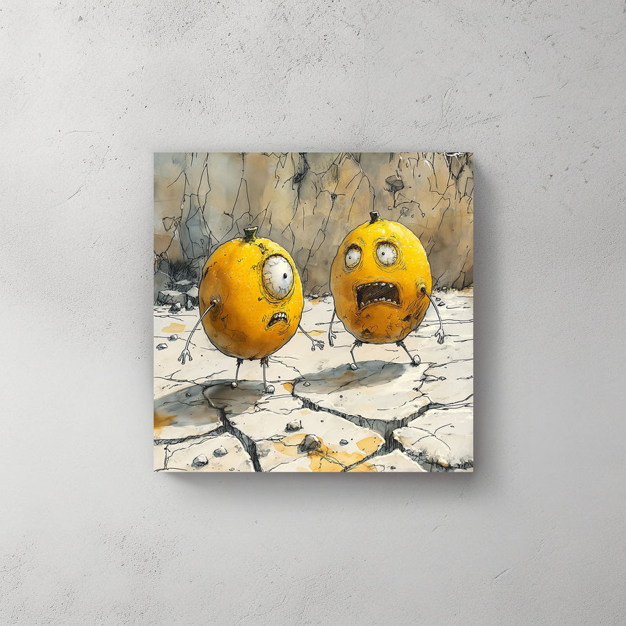 Lemon Eye #422 Canvas Wall Art & Metal Prints