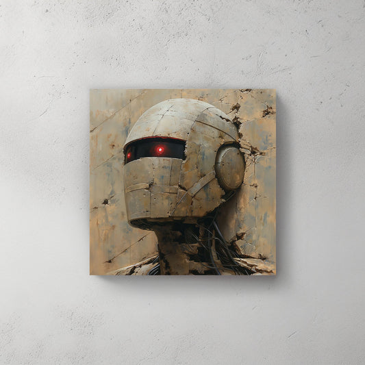 Space Sculpture #426 Canvas Wall Art & Metal Prints