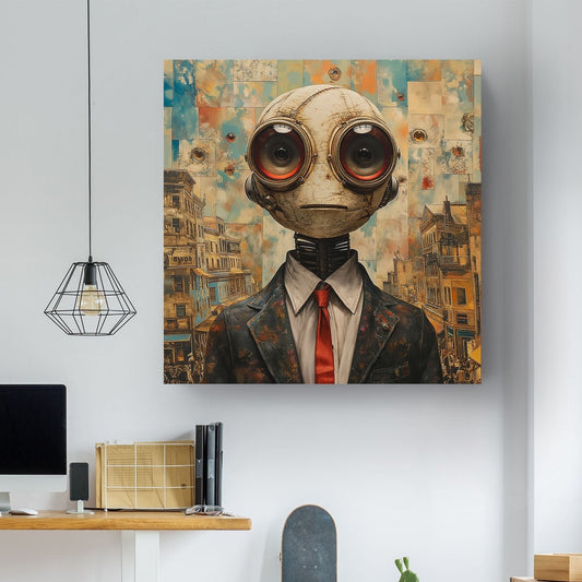 Big Eyes #427 Canvas Wall Art & Metal Prints