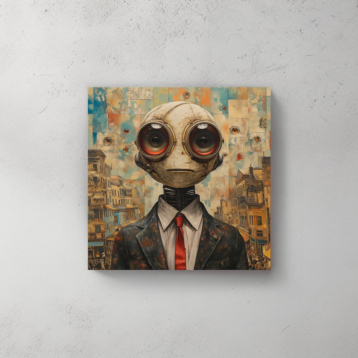 Big Eyes #427 Canvas Wall Art & Metal Prints