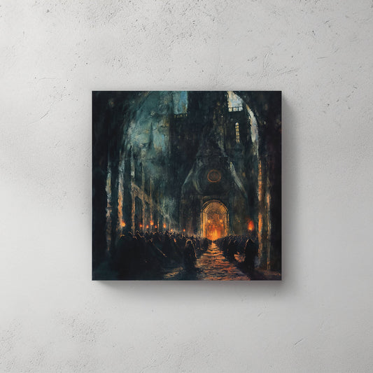 Nocturne #430 Canvas Wall Art & Metal Prints