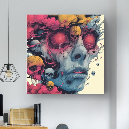 CyberSkull #431 Canvas Wall Art & Metal Prints