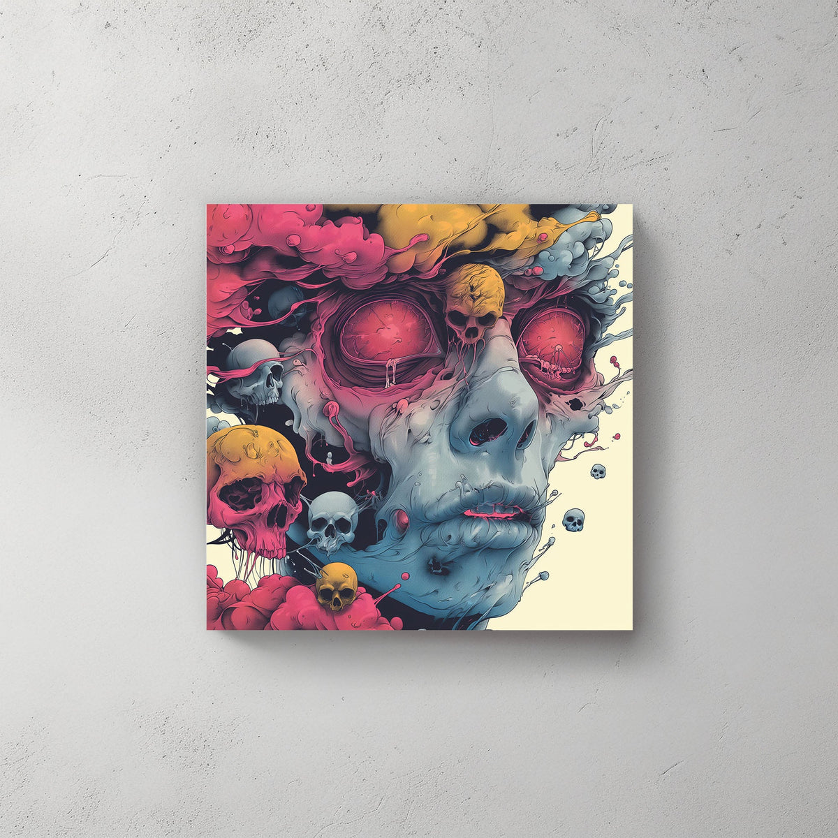 CyberSkull #431 Canvas Wall Art & Metal Prints