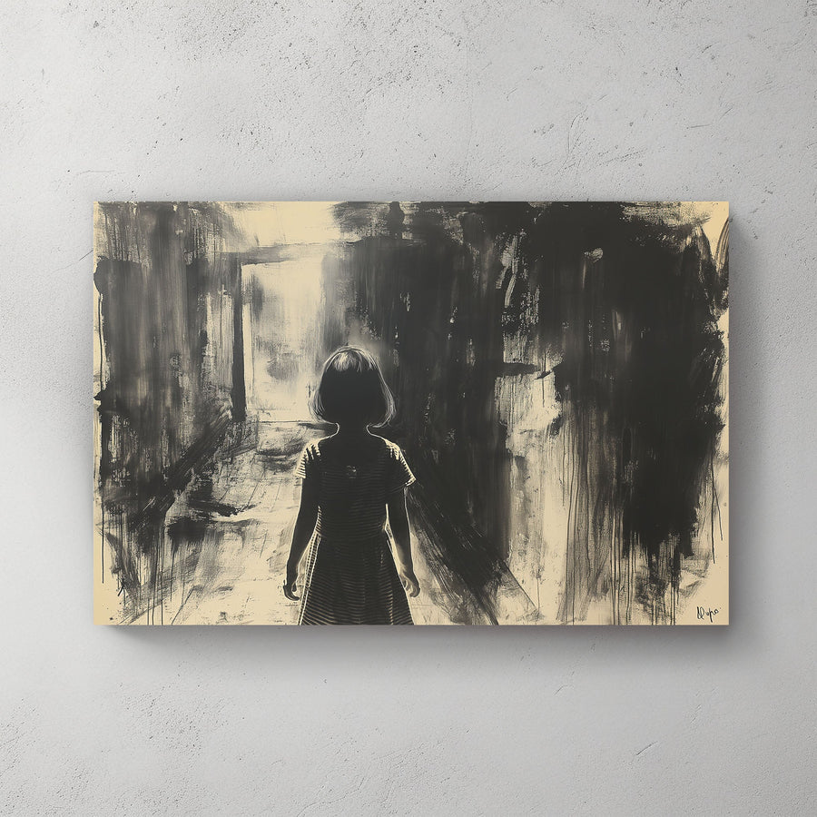 Dark Alley #432 Canvas Wall Art & Metal Prints