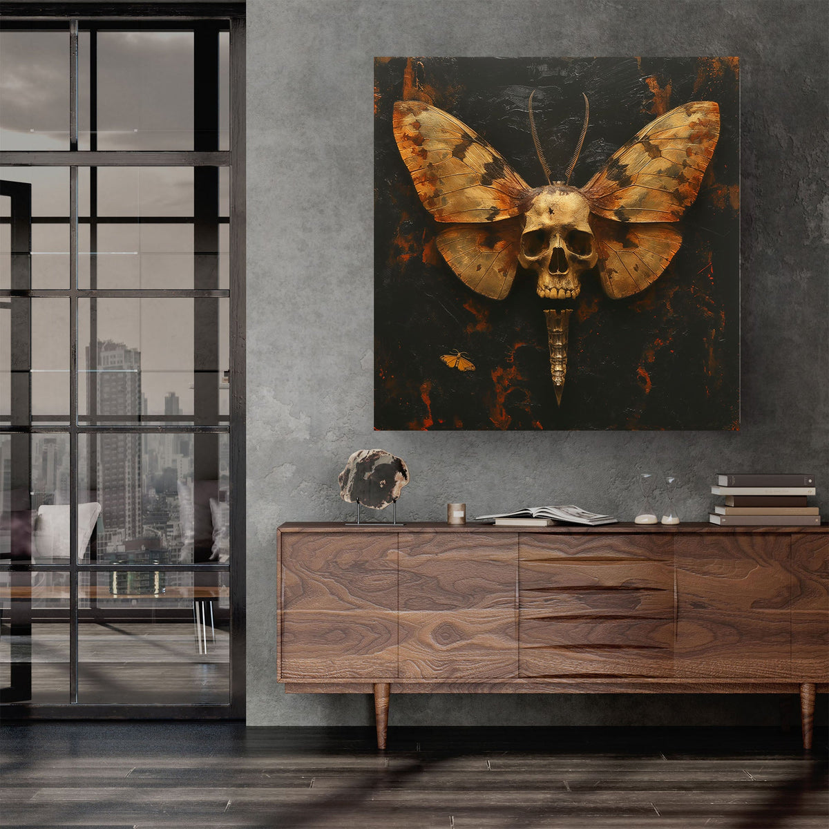 Skull Death Moth #435
