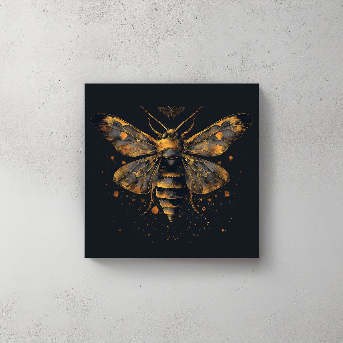 Death Moth #437 Canvas Wall Art & Metal Prints