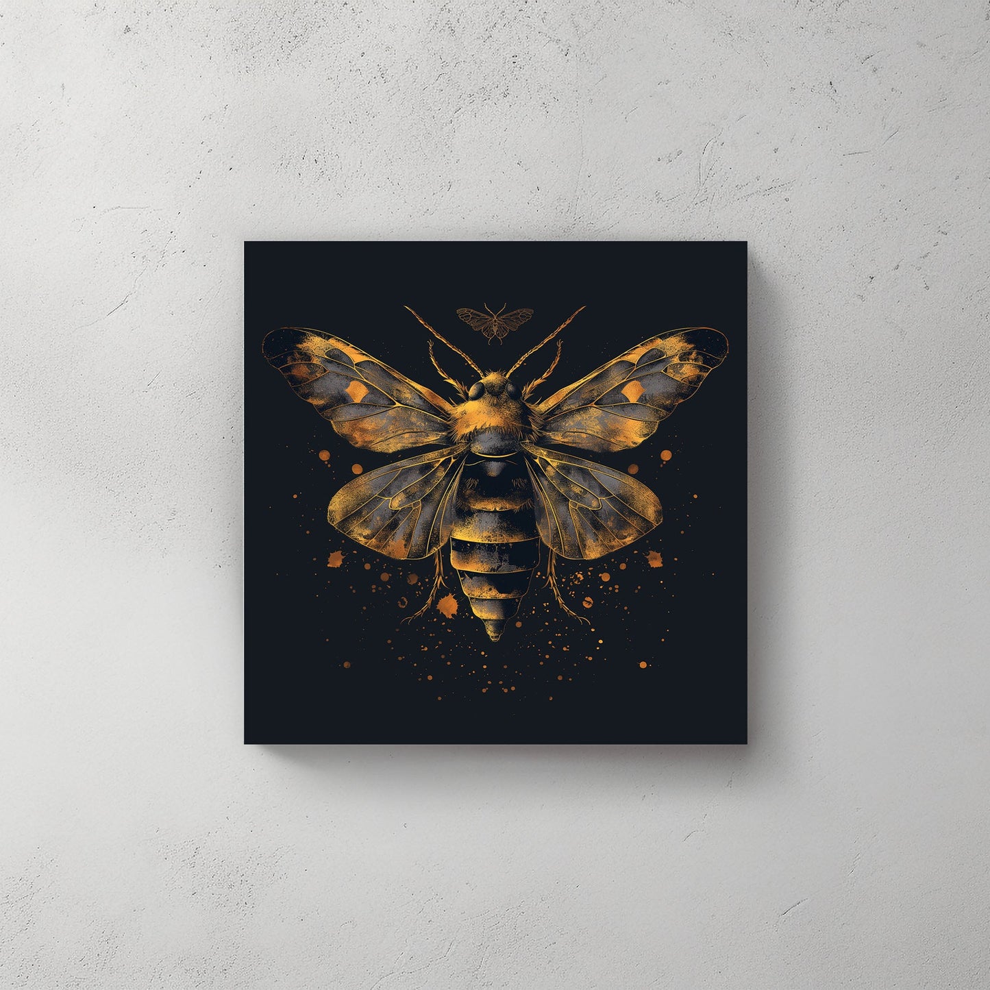 Death Moth #437 Canvas Wall Art & Metal Prints