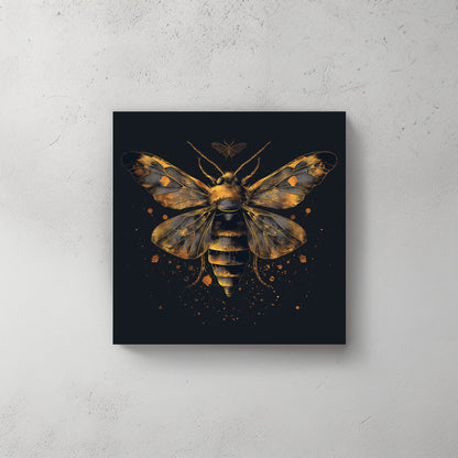Death Moth #437 Canvas Wall Art & Metal Prints