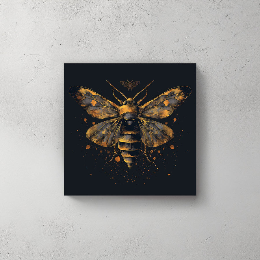 Death Moth #437 Canvas Wall Art & Metal Prints