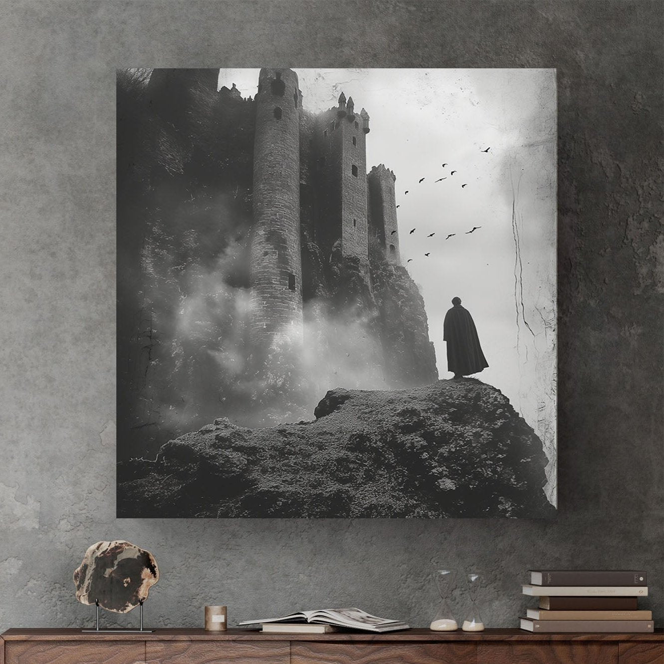 Cliff Hanger #441 Canvas Wall Art & Metal Prints