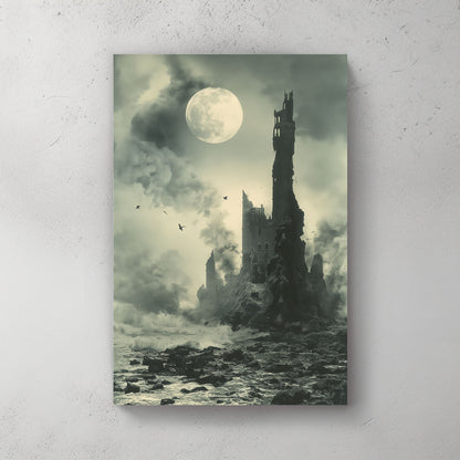 Full Moon #443 Canvas Wall Art & Metal Prints