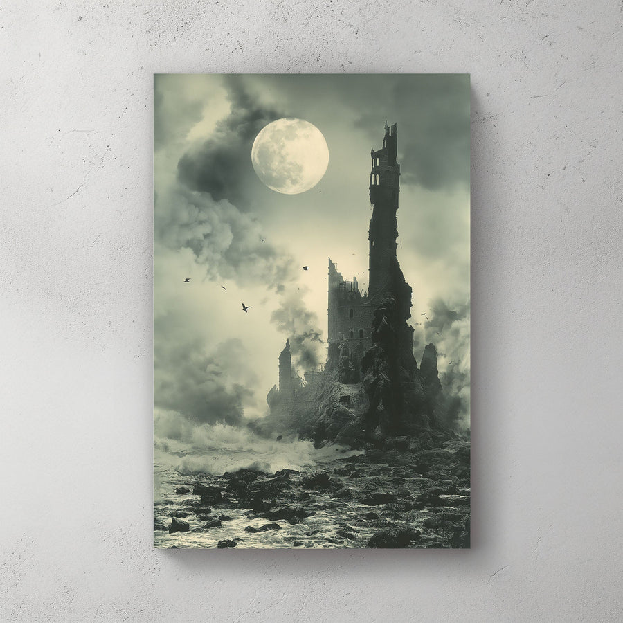 Full Moon #443 Canvas Wall Art & Metal Prints