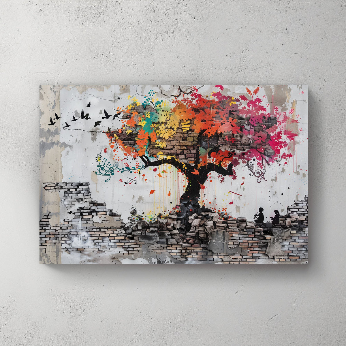 Bright Life #449 Canvas Wall Art & Metal Prints