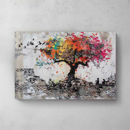 Bright Life #449 Canvas Wall Art & Metal Prints